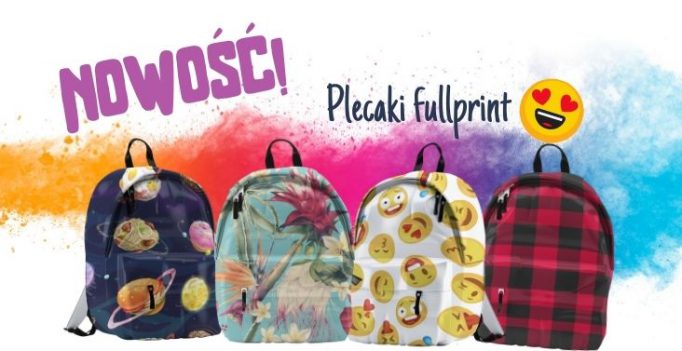 Nowość! Plecaki fullprintowe!